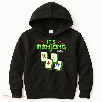 Mahjong Game Mah Jongg Online Player Tile Kids Hoodie