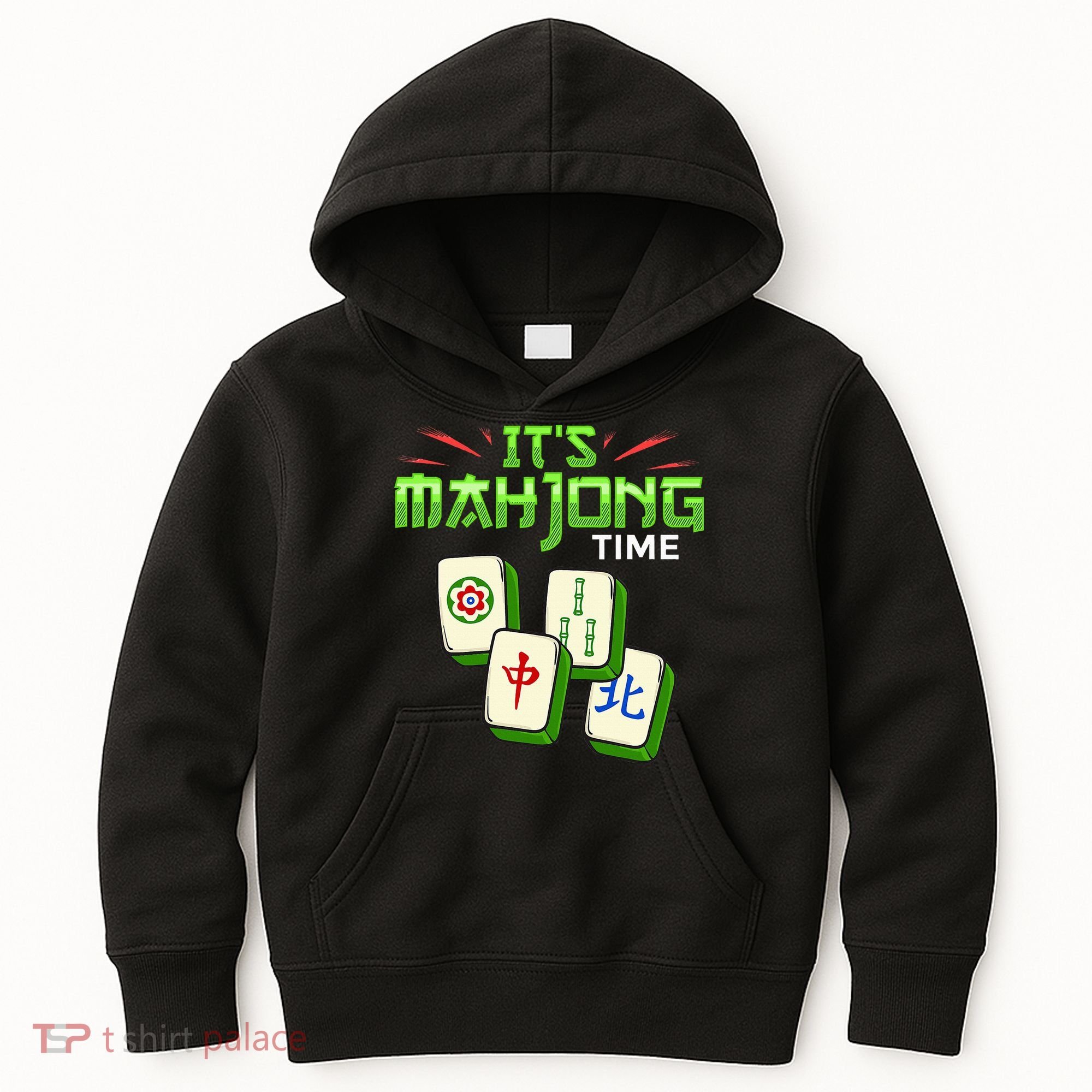 Mahjong Game Mah Jongg Online Player Tile Kids Hoodie