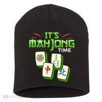 Mahjong Game Mah Jongg Online Player Tile Short Acrylic Beanie thumb 0