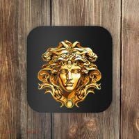 Medusahead Greek Mythology Ancient Snake Hair Coaster thumb 0