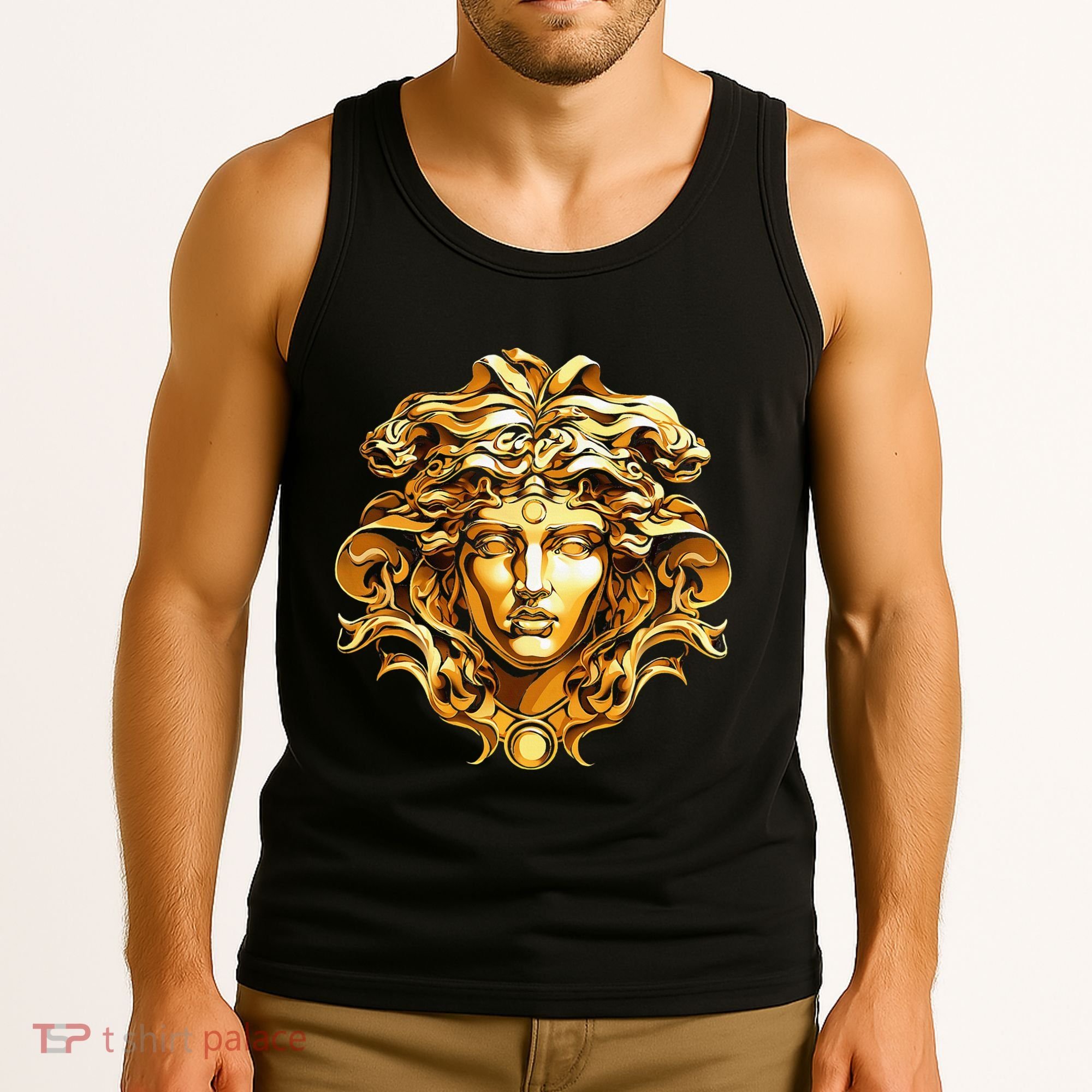 Medusahead Greek Mythology Ancient Snake Hair Tank Top