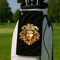 Medusahead Greek Mythology Ancient Snake Hair Golf Towel thumb 2