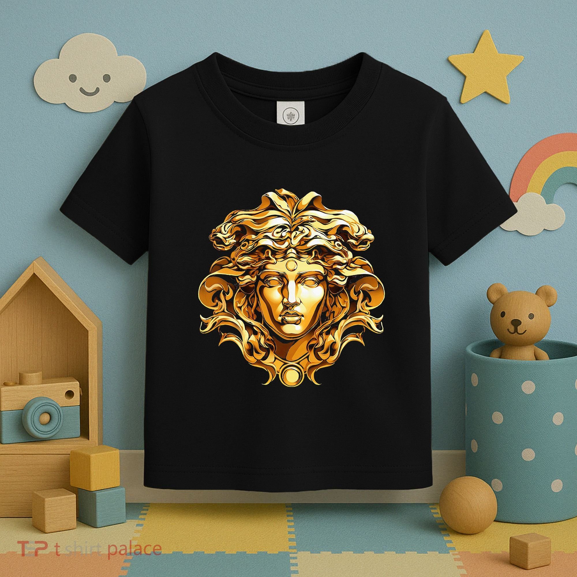 Medusahead Greek Mythology Ancient Snake Hair Toddler T-Shirt