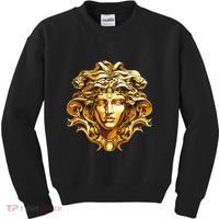 Medusahead Greek Mythology Ancient Snake Hair Kids Sweatshirt thumb 0