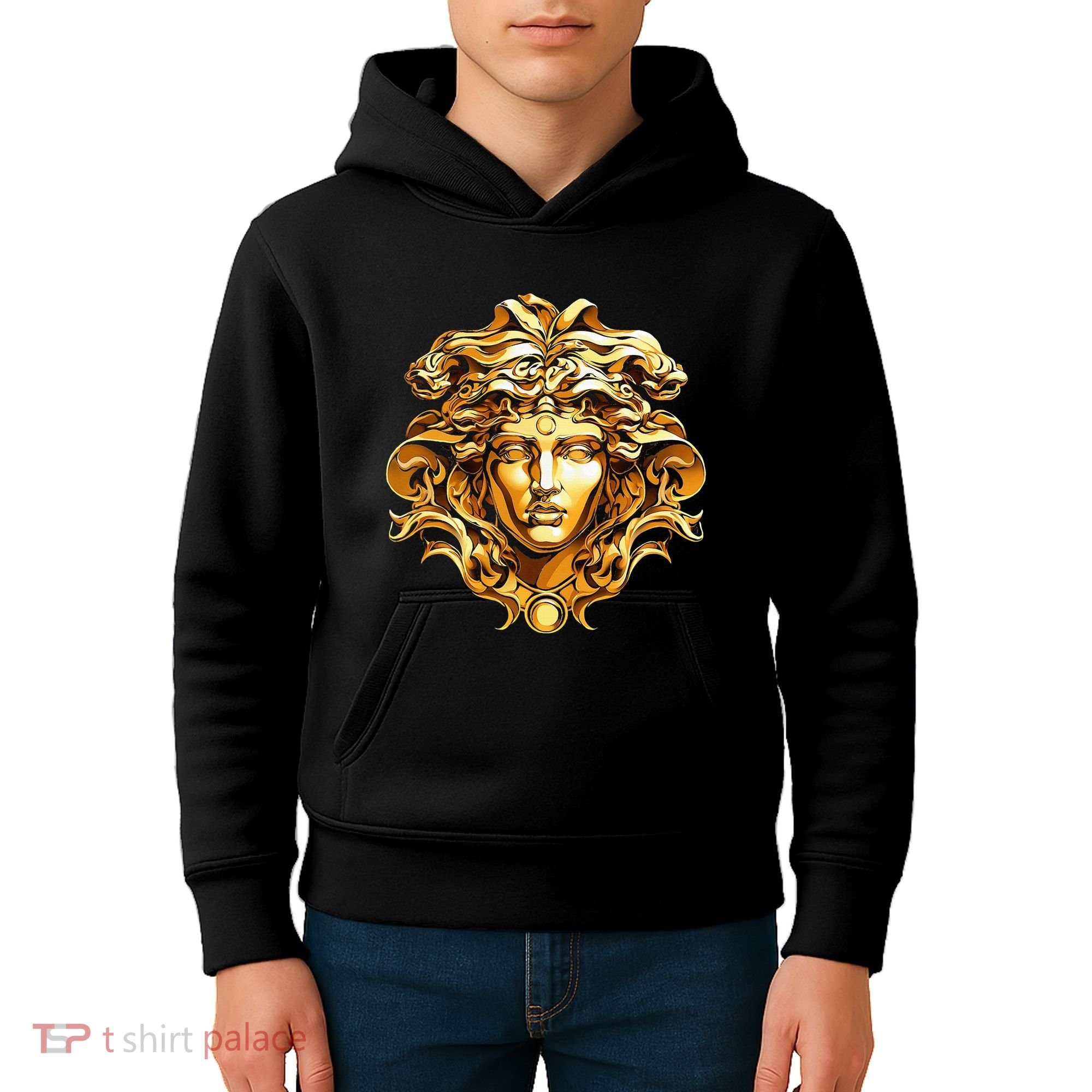 Medusahead Greek Mythology Ancient Snake Hair Kids Hoodie