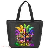 Mardi Gras Mask Feather Party Mardi Gras Carnival Mask Fleur De Lis Tote Bag thumb 0