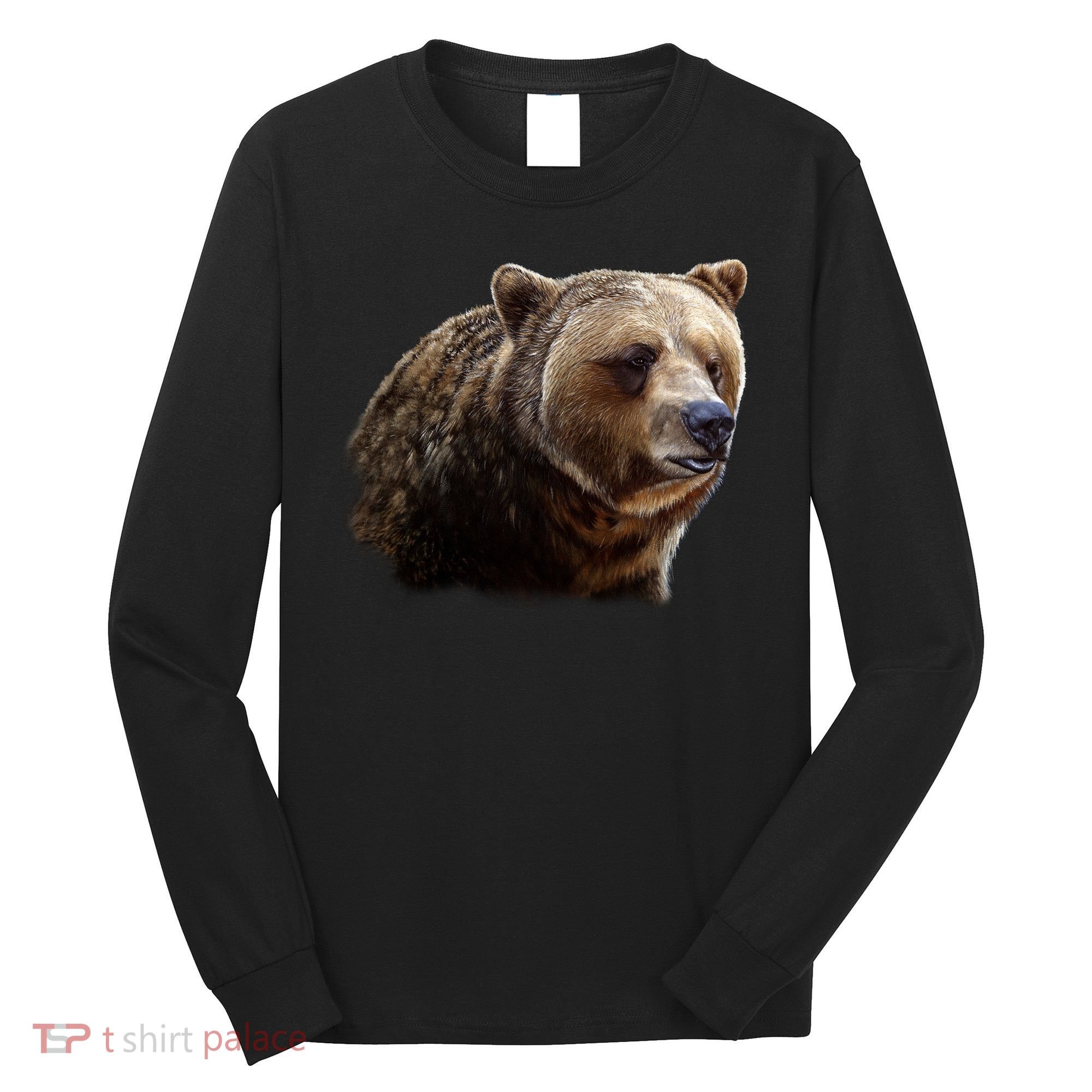 Majestic Grizzly Long Sleeve Shirt