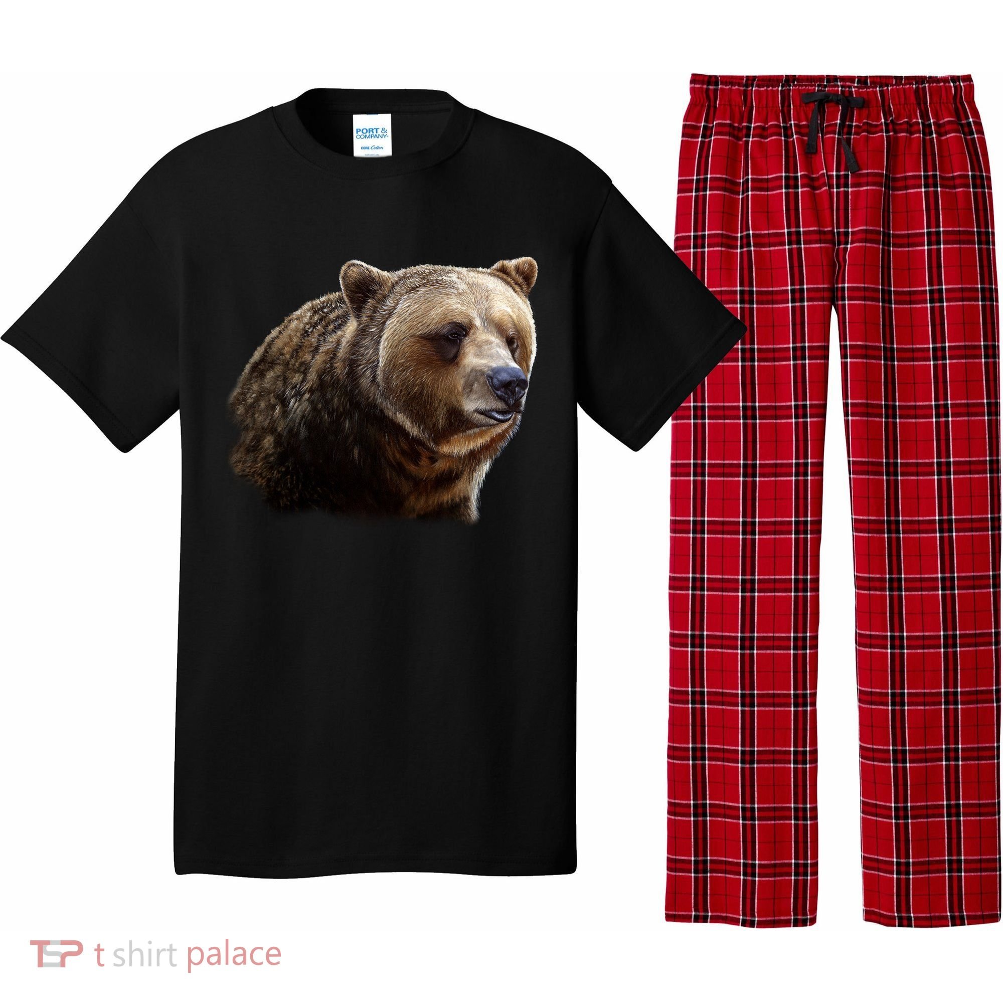 Majestic Grizzly Pajama Set