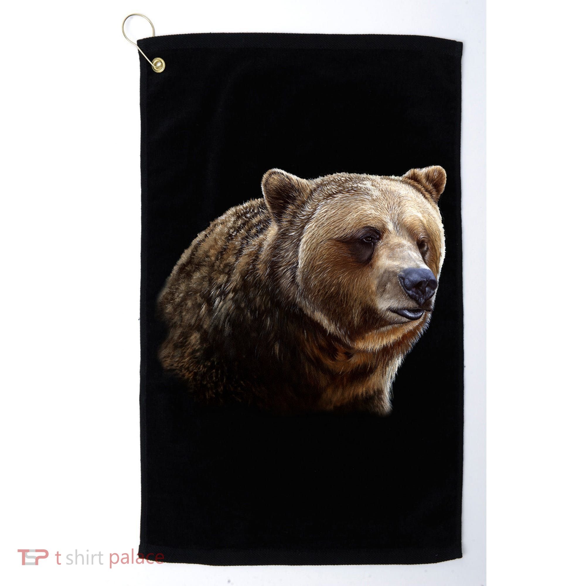 Majestic Grizzly Golf Towel
