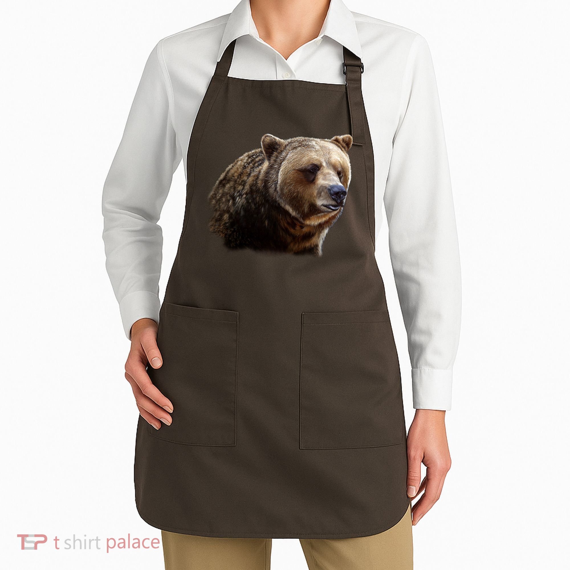 Majestic Grizzly Apron