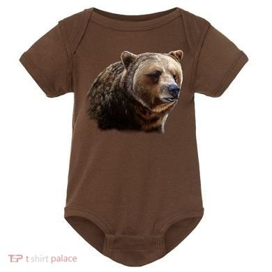 Majestic Grizzly Baby Bodysuit