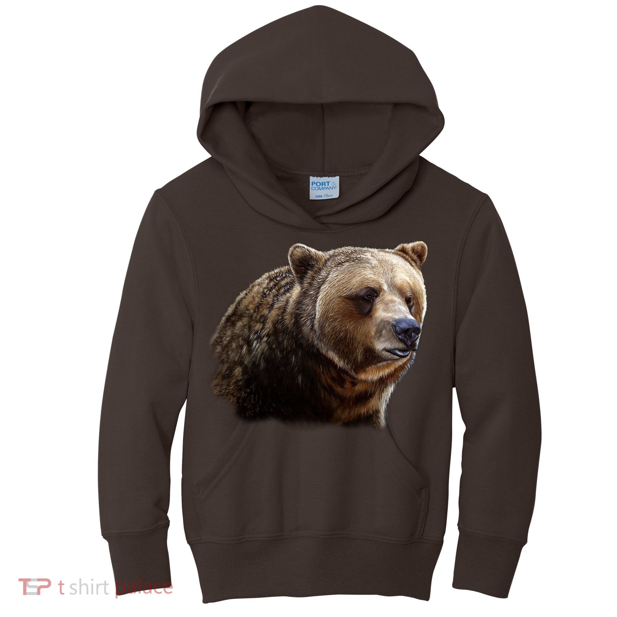 Majestic Grizzly Kids Hoodie