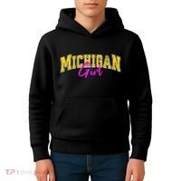Michigan Girl Kids Hoodie thumb 4