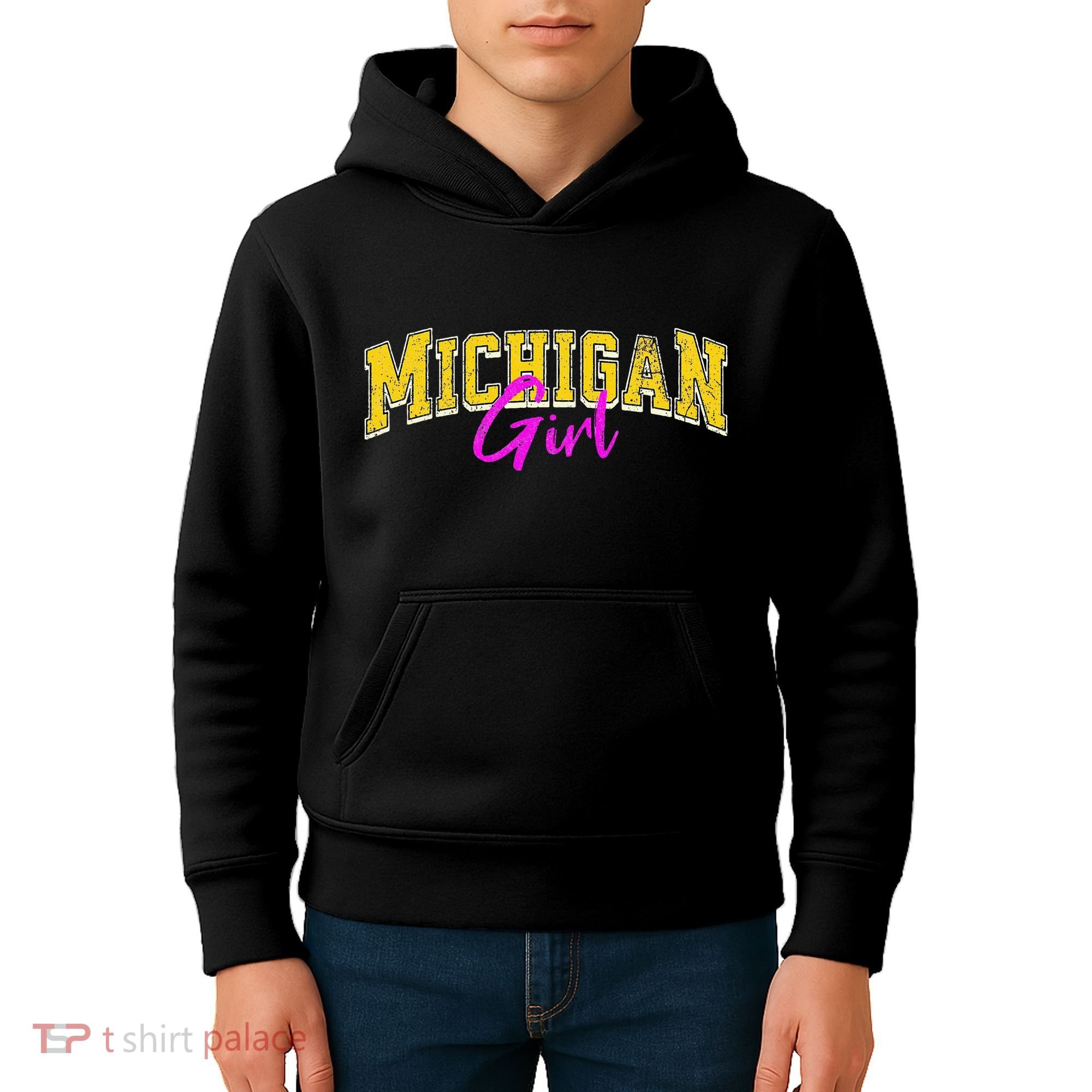 Michigan Girl Kids Hoodie