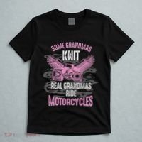 Motorcyclist Grandmother Motorist Cyclist Grandma T-Shirt thumb 5