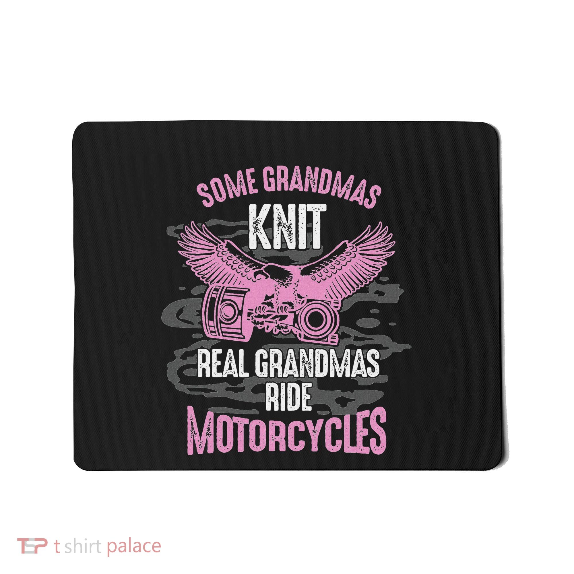 Motorcyclist Grandmother Motorist Cyclist Grandma Mousepad