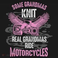 Motorcyclist Grandmother Motorist Cyclist Grandma Mousepad thumb 1