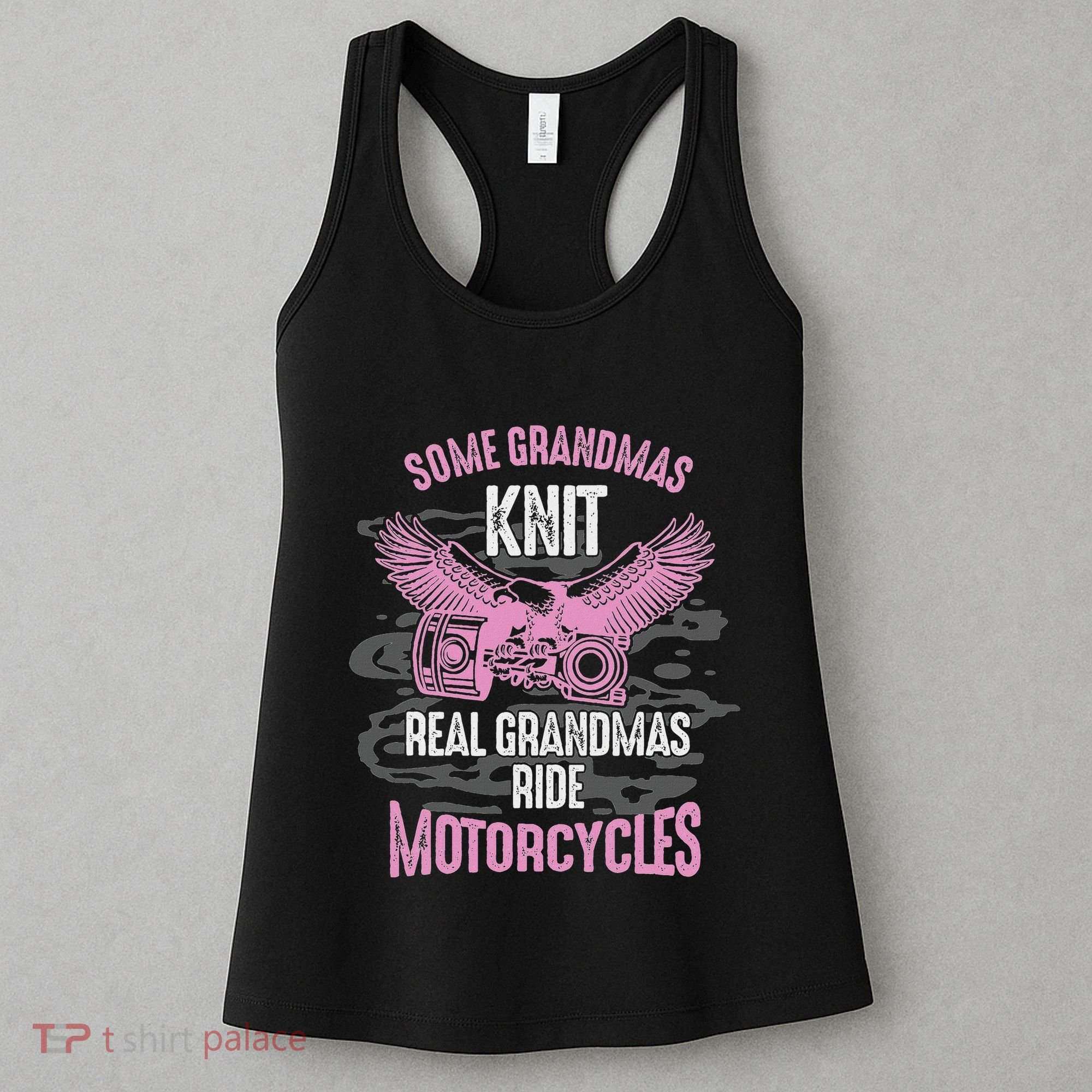 Motorcyclist Grandmother Motorist Cyclist Grandma Women's Tank Top