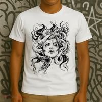 Medusa Greek Mythology Goddess Wo Gifts T-Shirt thumb 3