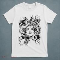 Medusa Greek Mythology Goddess Wo Gifts T-Shirt thumb 5