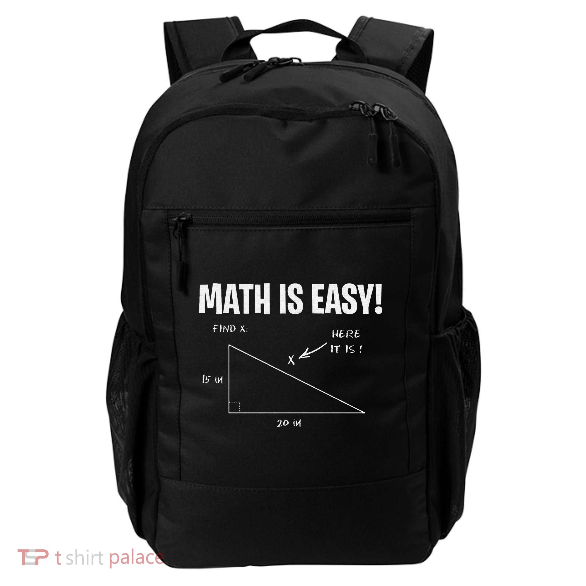 Math Geometry Mathematicians Backpack