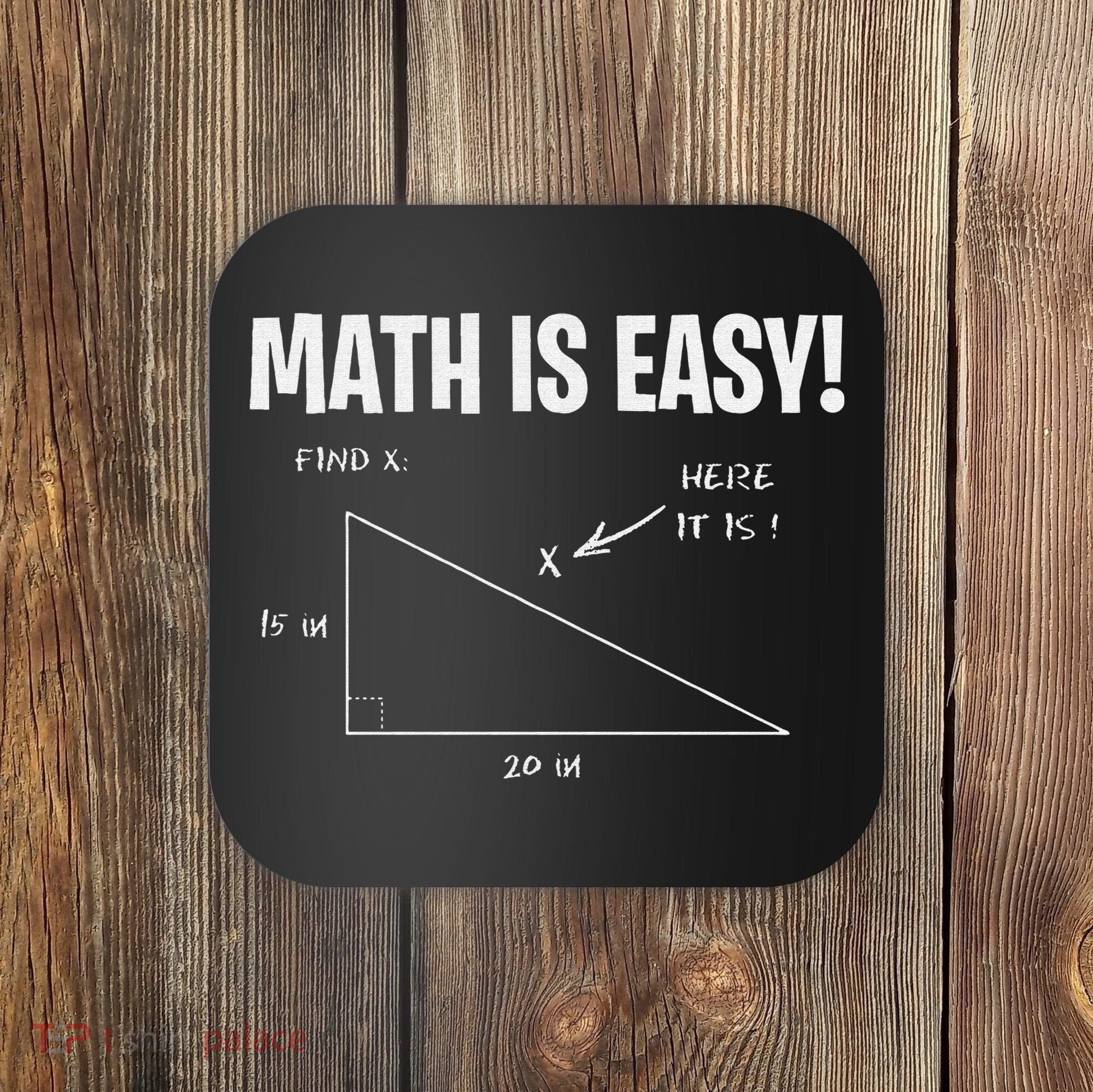 Math Geometry Mathematicians Coaster