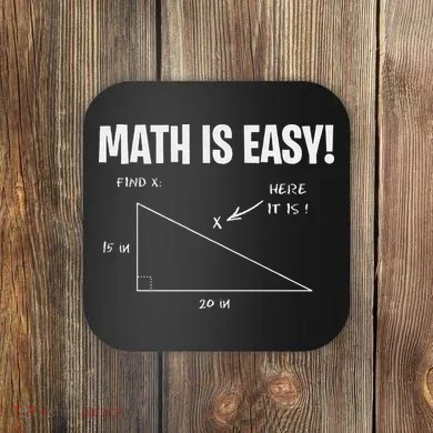 Math Geometry Mathematicians Coaster