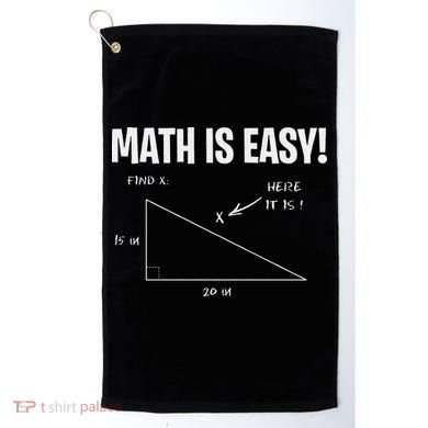 Math Geometry Mathematicians Golf Towel