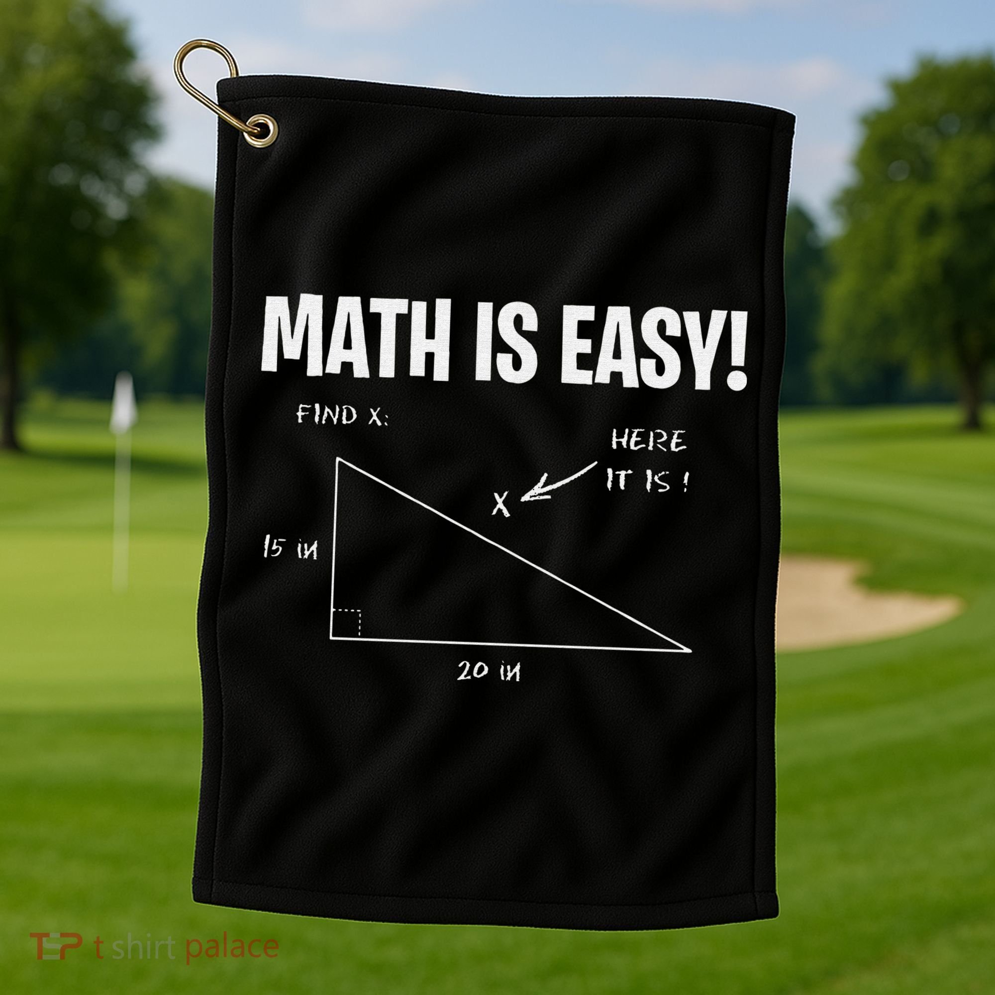 Math Geometry Mathematicians Golf Towel