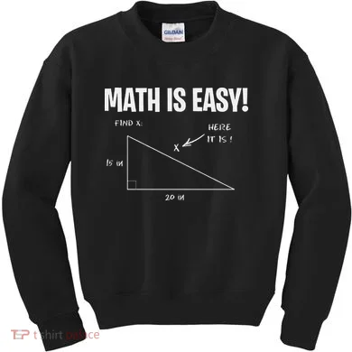 Math Geometry Mathematicians Kids Sweatshirt