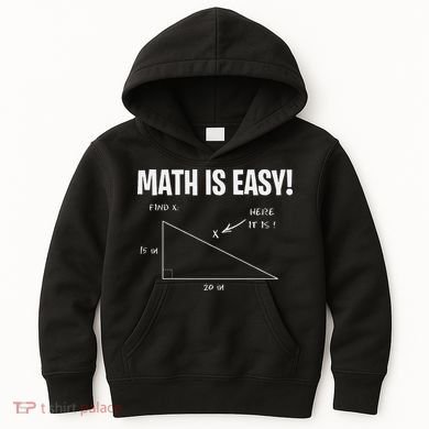 Math Geometry Mathematicians Kids Hoodie