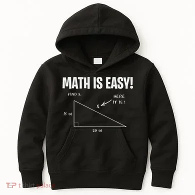 Math Geometry Mathematicians Kids Hoodie