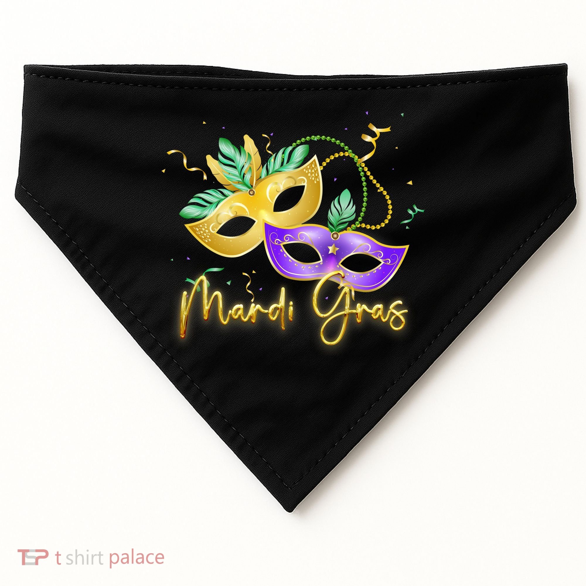 Mari Gras New Orleans Party USA-Made Doggie Bandana