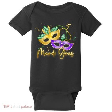 Mari Gras New Orleans Party Baby Bodysuit