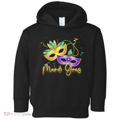 Mari Gras New Orleans Party Toddler Hoodie
