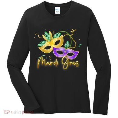Mari Gras New Orleans Party Women's Long Sleeve Shirt