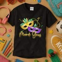 Mari Gras New Orleans Party Kids T-Shirt thumb 3