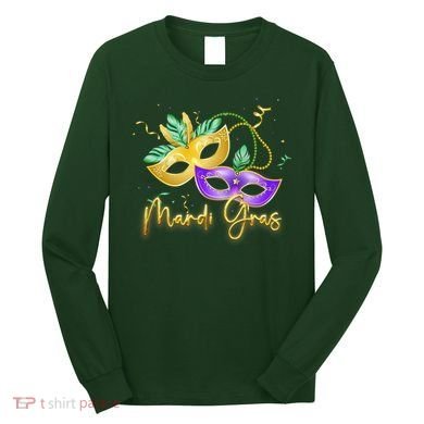 Mari Gras New Orleans Party Long Sleeve Shirt