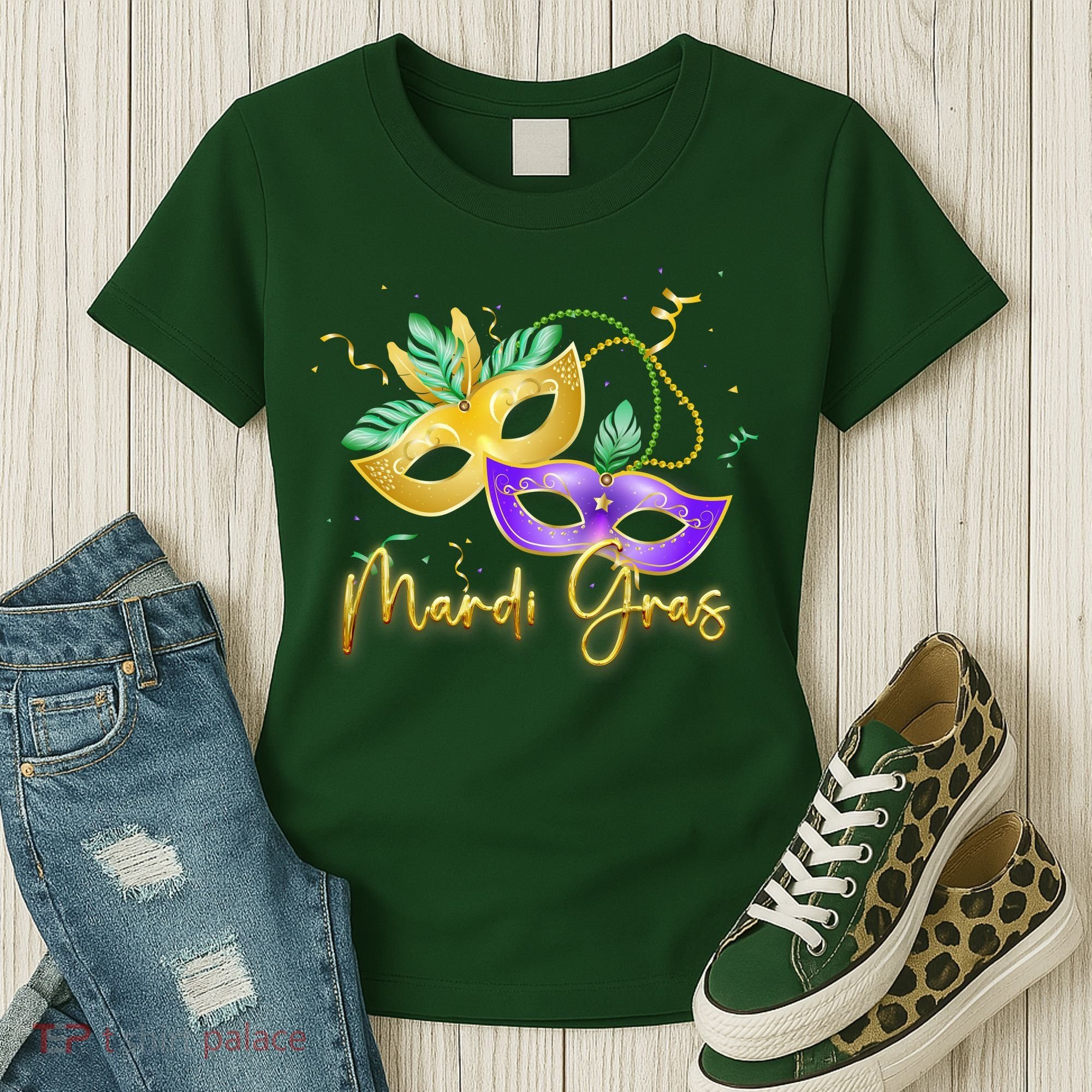 Mari Gras New Orleans Party Women's T-Shirt