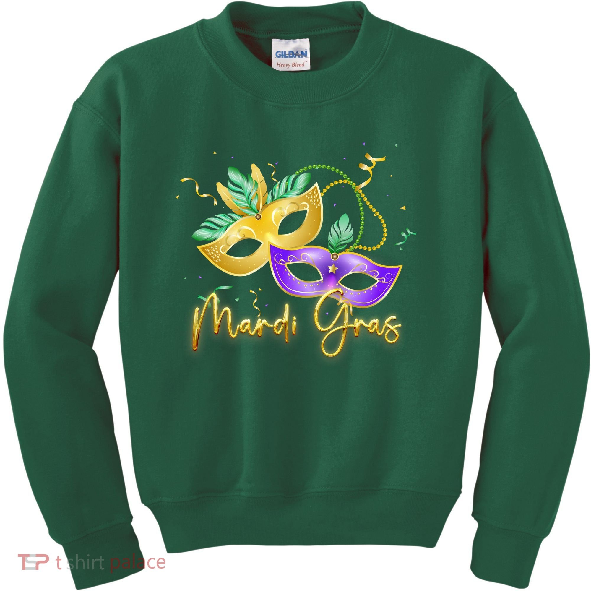 Mari Gras New Orleans Party Kids Sweatshirt