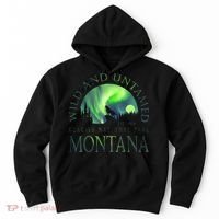 Montana Glacier National Park Northern Lights Hoodie thumb 0