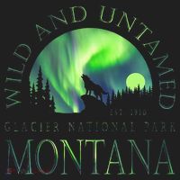 Montana Glacier National Park Northern Lights Beanie thumb 2