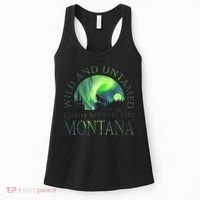 Montana Glacier National Park Northern Lights Women's Tank Top thumb 0