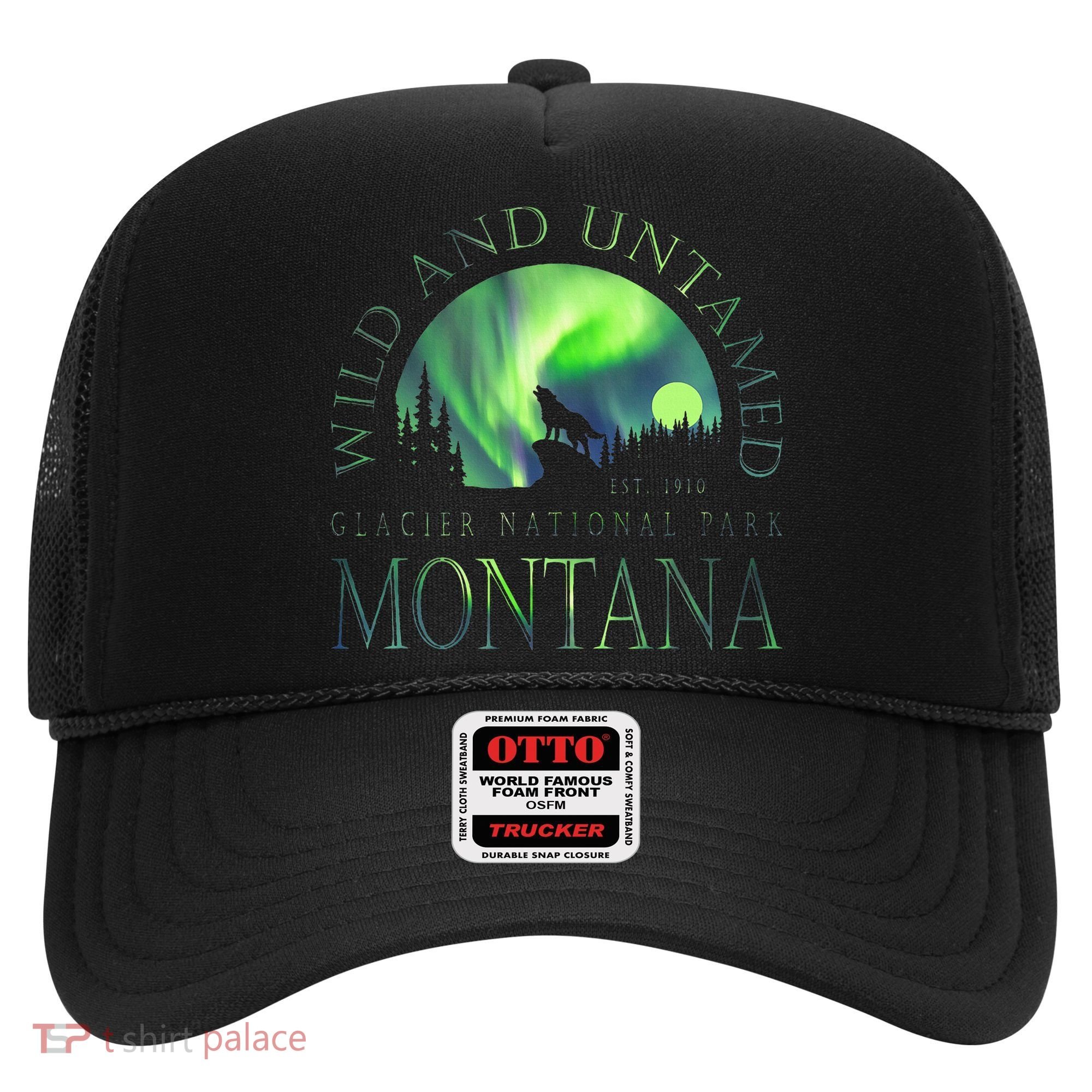 Montana Glacier National Park Northern Lights Hat