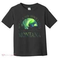 Montana Glacier National Park Northern Lights Toddler T-Shirt thumb 0