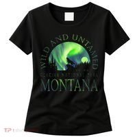 Montana Glacier National Park Northern Lights Women's T-Shirt thumb 0
