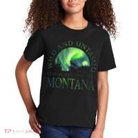 Montana Glacier National Park Northern Lights Kids T-Shirt thumb 2