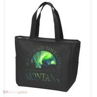 Montana Glacier National Park Northern Lights Tote Bag thumb 3