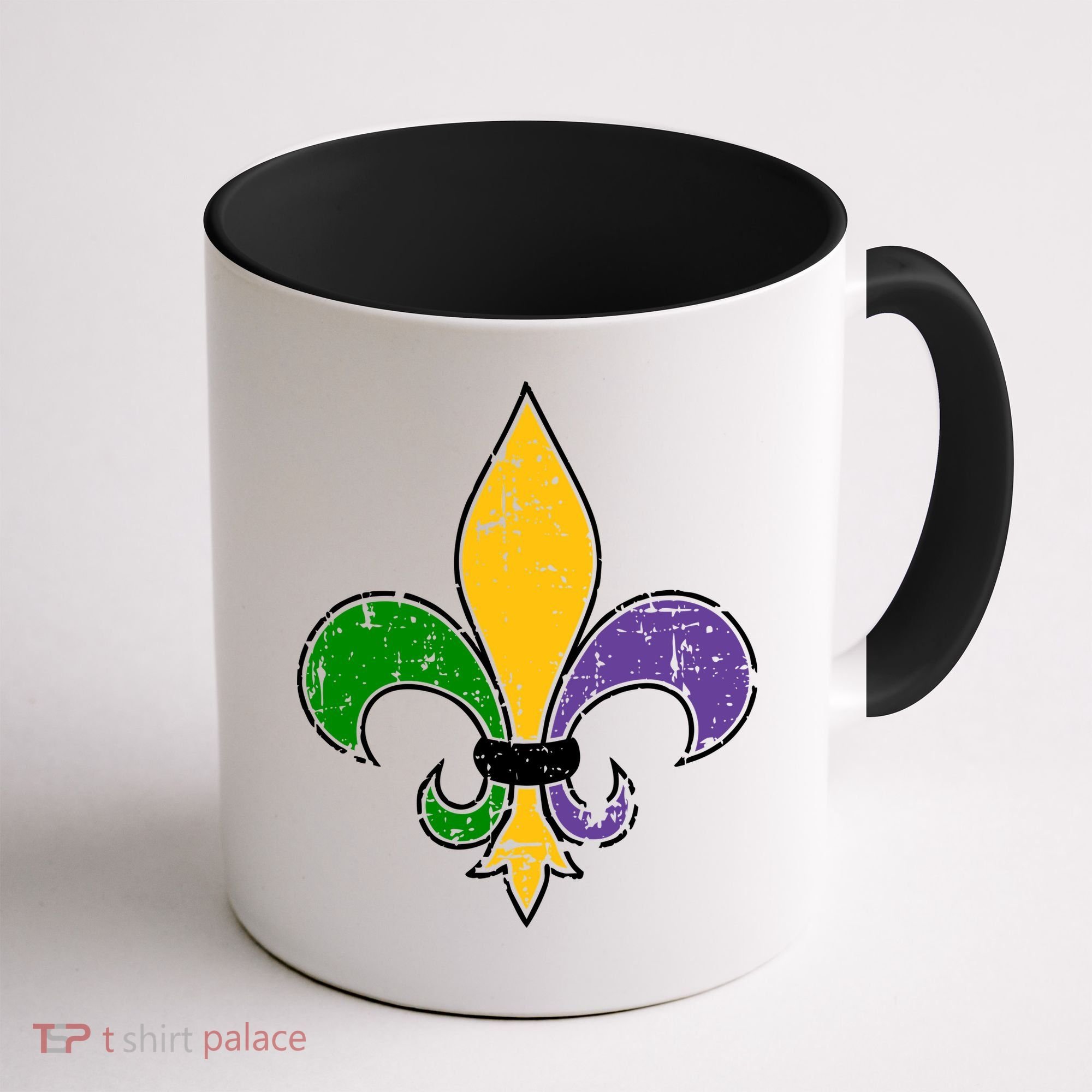 Mardi Gras New Orleans Fleur De Lis Coffee Mug