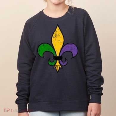 Mardi Gras New Orleans Fleur De Lis Women's Sweatshirt